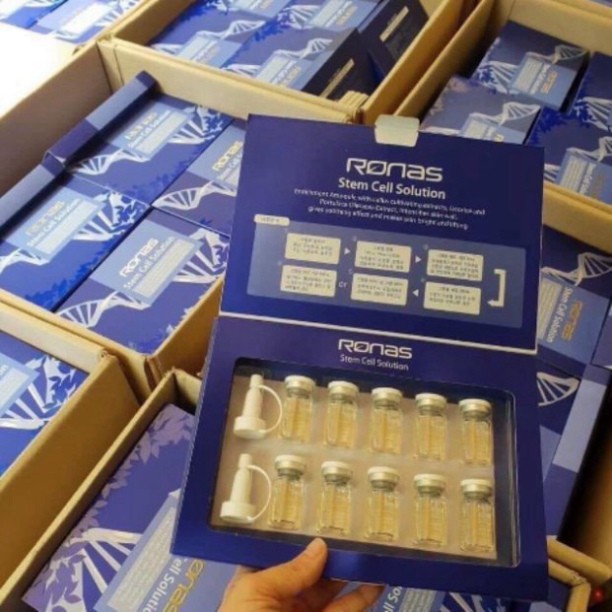 Tế Bào Gốc Ronas Hàn Quốc Làm Trắng Da ( Hộp 10 Lọ ) Date Mới | BigBuy360 - bigbuy360.vn