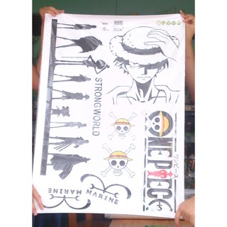 Decal dán tường One Piece - Luffy