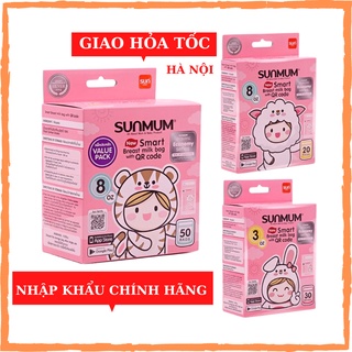Túi trữ sữa Sunmum 250ml,100ml-Nhập khẩu chính hãng thái lan