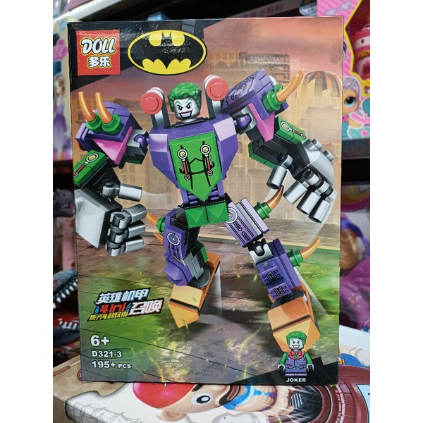 D321-3 Hộp lê gô lắp ghép mô hình ROBOT JOKER