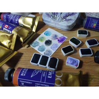 Pocket set 9 màu nước tách lớp rockwell