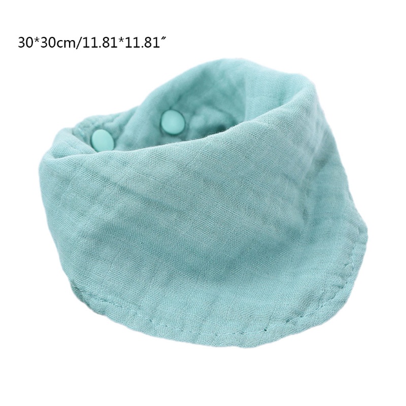 Yếm Ăn Cotton Hình Tam Giác Dễ Thương Cho Bé