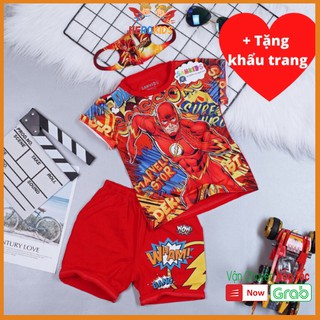 Quần Áo Siêu Nhân  Lửng , In Logo, Cotton 100% Co Giãn 4 Chiều, Thấm Mồ Hôi Cực Tốt