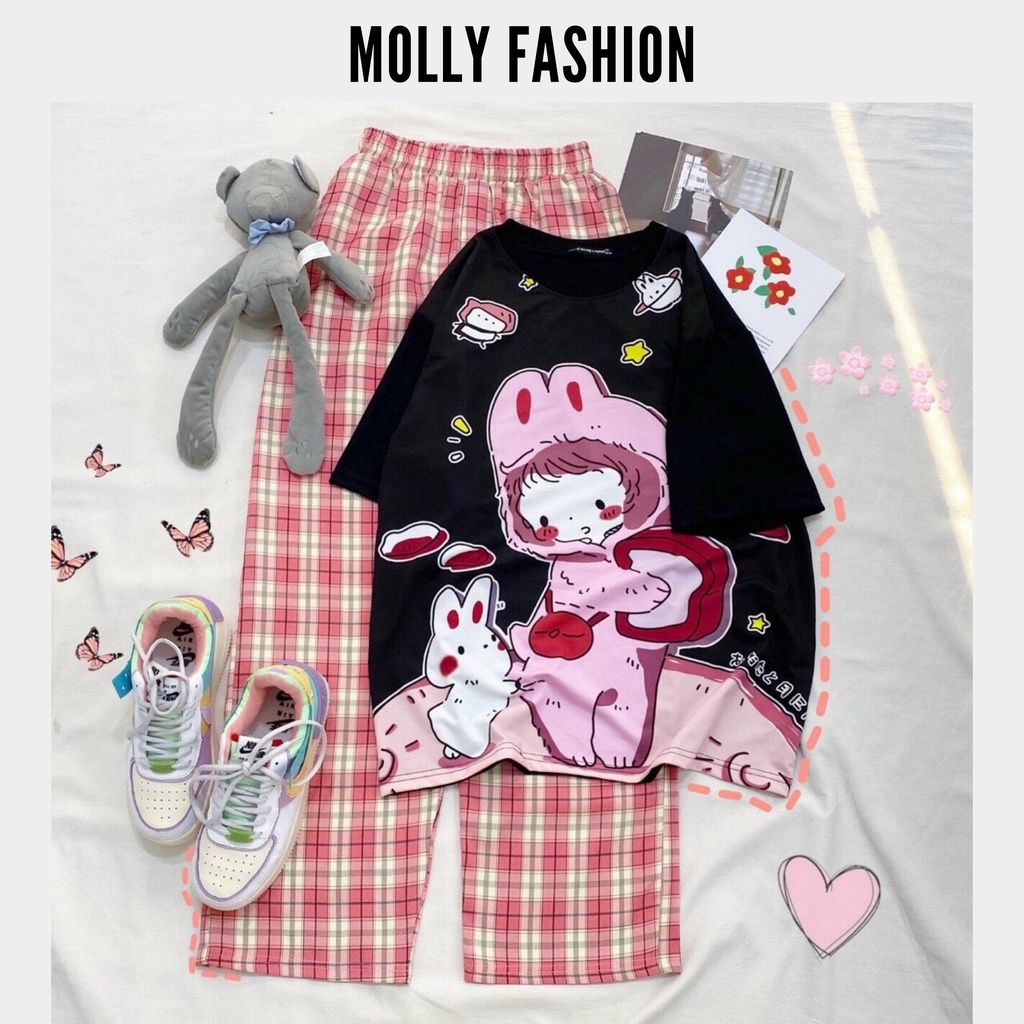 Set đồ nữ quần dài CARO KATE NHIỀU MẪU 4 ❤️ Đồ bộ hoạt hình Freesize Molly Fashion