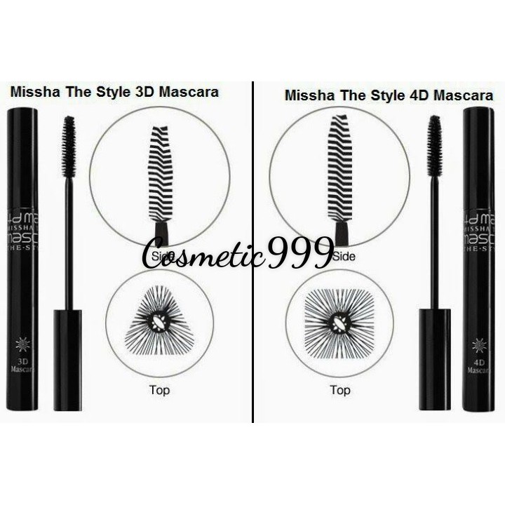 auth 100% chuốt mi  Missha The Style 4D Mascara-cosmetic999