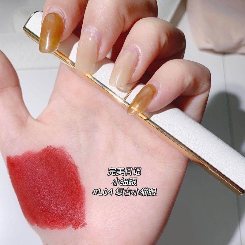 bản vỏ đỏ mới - son thỏi lỳ thân mảnh vỏ da perfect diary rouge intense velvet slim lipstick Châu Tấn quảng cáo | BigBuy360 - bigbuy360.vn