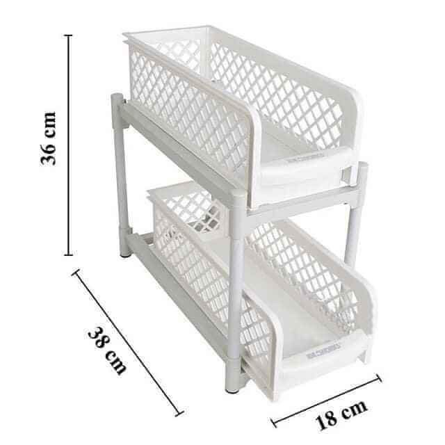 Kệ trượt 2 tầng tiện dụng Tashuan TS-3632
