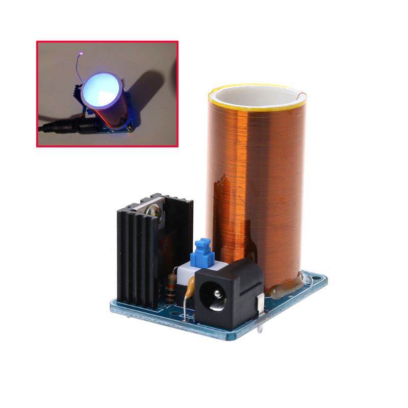 Bộ linh kiện truyền tín hiệu điện tử 9-12V bd243 mini Tesla coil