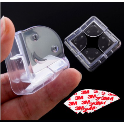 Set 4 Miếng Bịt Góc Bàn Silicon An Toàn Cho Bé