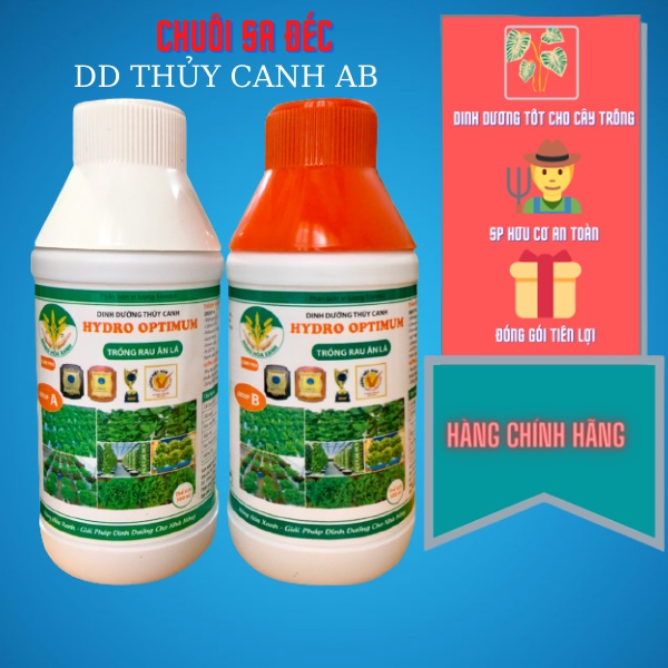 Dinh Dưỡng Trồng Trồng Rau AB thuỷ canh 1L dung dịch/1 cặp