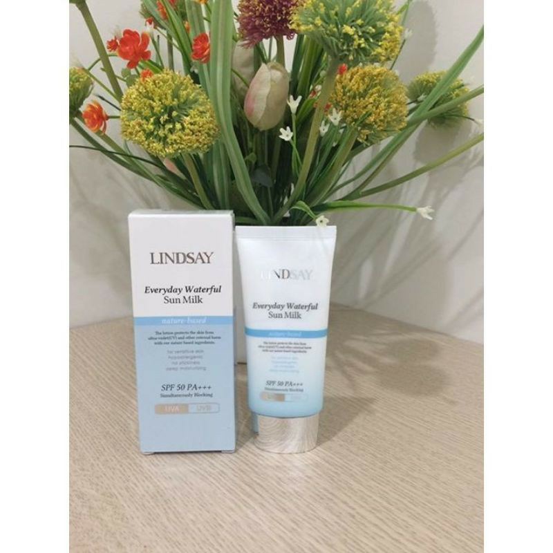 KEM CHỐNG NẮNG VẬT LÝ LINDSAY SPF 50 PA+++ UVA UVB