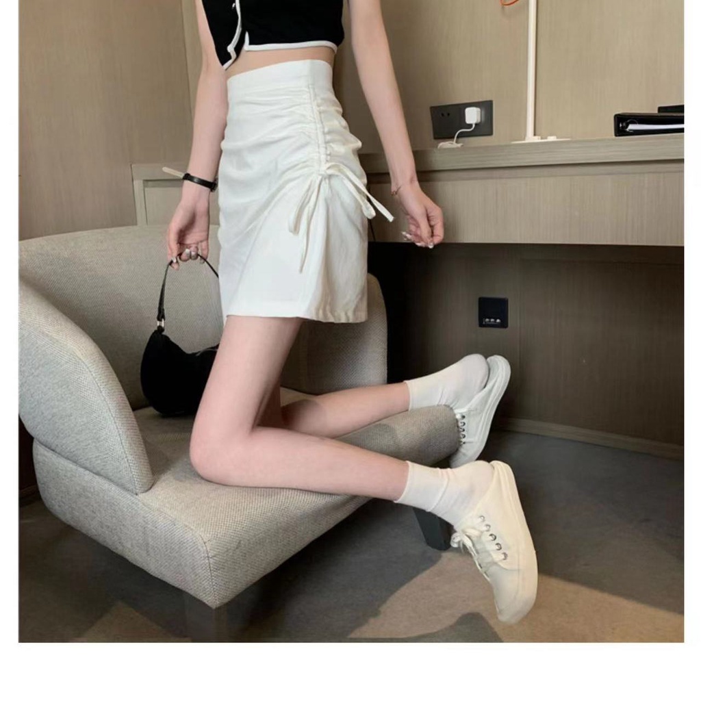 Chân Váy Chữ A Lưng Cao Dáng Ôm Thời Trang Mùa Hè Hàng Mới 2022 Dành Cho Bạn Nữ