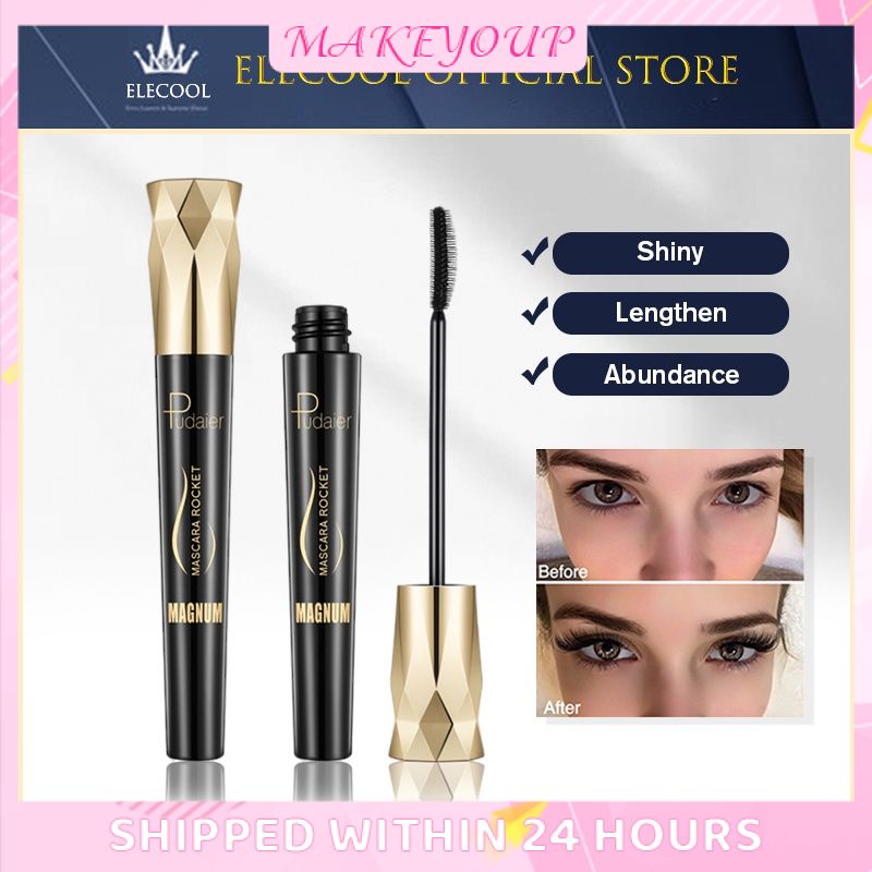 Mascara Màu Đen Pudaier Không Nhòe Chống Thấm Nước Chuốt Dài Dày Và Cong Mi | BigBuy360 - bigbuy360.vn