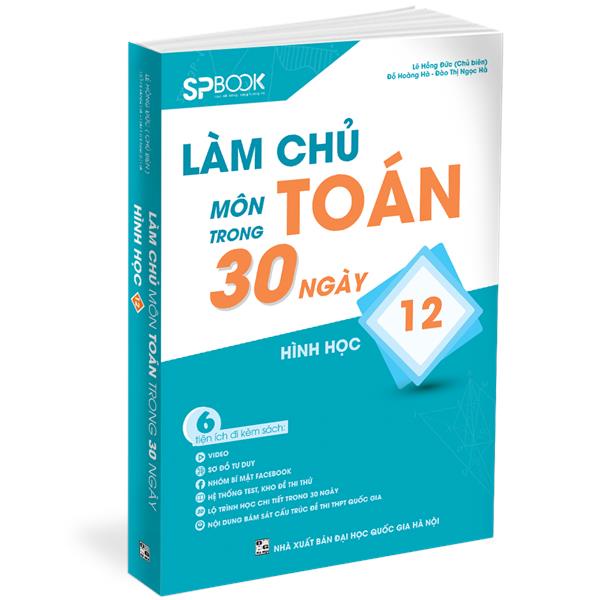 Sách - Combo 3 cuốn Làm Chủ Môn Toán Trong 30 Ngày Lớp 12