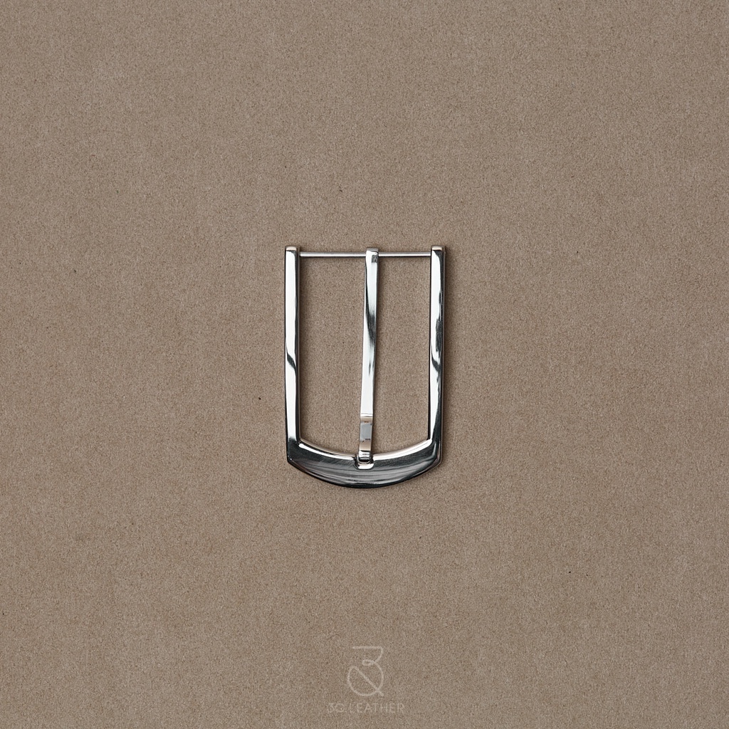 Mặt dây lưng Nam Nữ màu Bạc, mã MDL113, size 35mm, chất liệu thép không gỉ, mặt thắt lưng nam