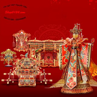 Mô hình thép 3D tự ráp Piececool bộ 5 món đồ cưới