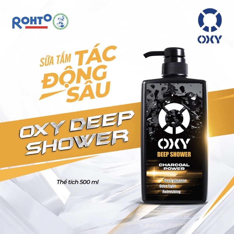 OXY Deep Shower 500ml - Sữa tắm tác động sâu