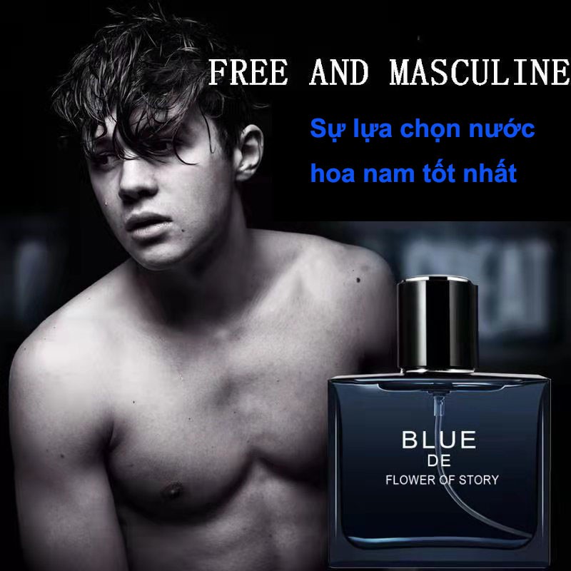 Nước hoa nam MG.Blue De Flower Of Story nước hoa for men giá tốt, hương thơm quyến rũ đàn ông đích thực 50ML