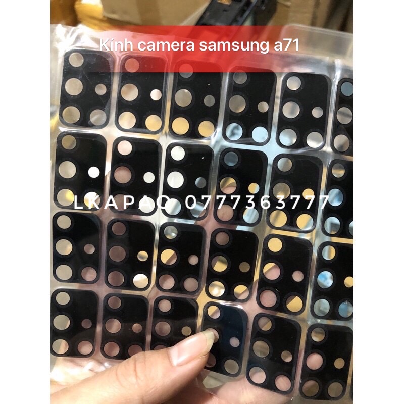 Kính camera sau Samsung A71 new zin