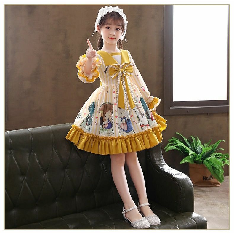 Đầm Công Chúa lolita Dễ Thương Cho Bé Gái