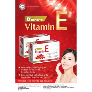 Vitamin E Đỏ Chính Hãng Hàm Lượng 400IU Giúp Làm Đẹp Da, Sáng Da, Giúp Da Căng Bòng, Chống Lão Hóa