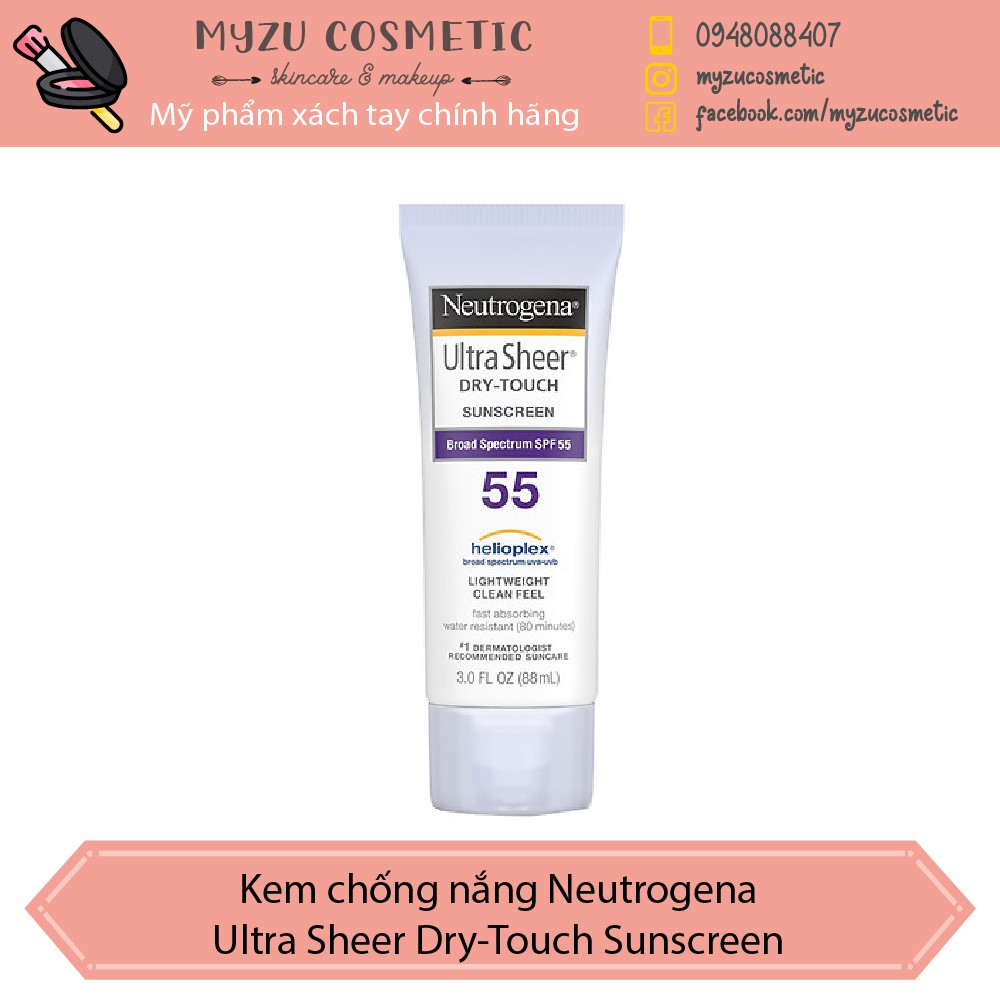 Kem chống nắng Neutrogena Ultra Sheer Dry-Touch Sunscreen