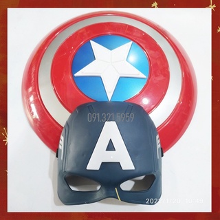 Đồ Chơi Khiên và Mặt Nạ Đội Trưởng Mỹ Captain America Mẫu Mới