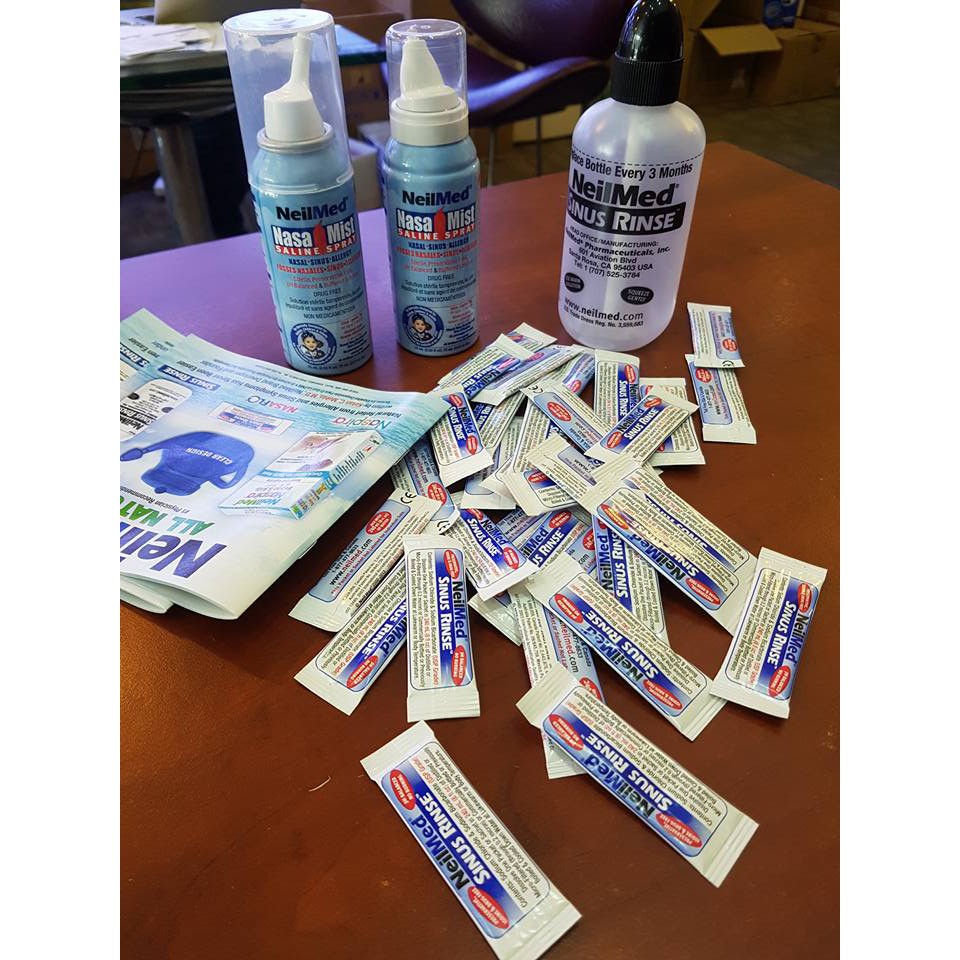 BÌNH CHAI XỊT MŨI NEILMED SINUS RINSE USA