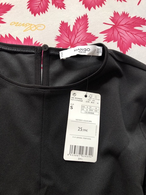 Đầm tay dài mango