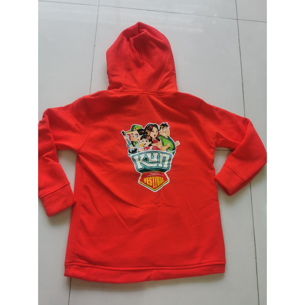 Áo Kun - Áo kun dạ quang -Áo hoodie kun vải mới mặt trong có lông Hàng khuyến mãi sữa kun