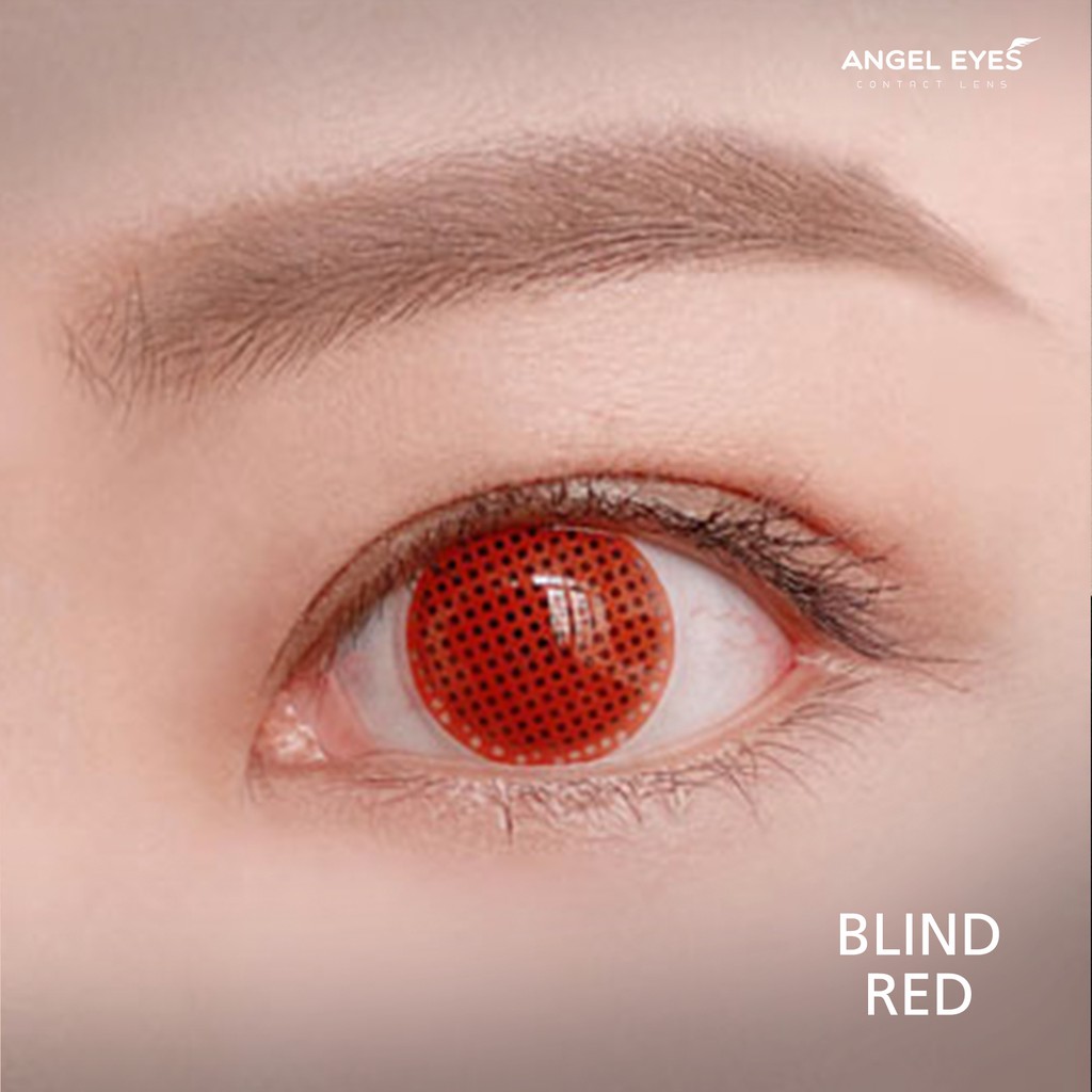 Lens Cosplay thương hiệu Angel Eyes nhiều mẫu hóa trang Đỏ, Trắng, Mù