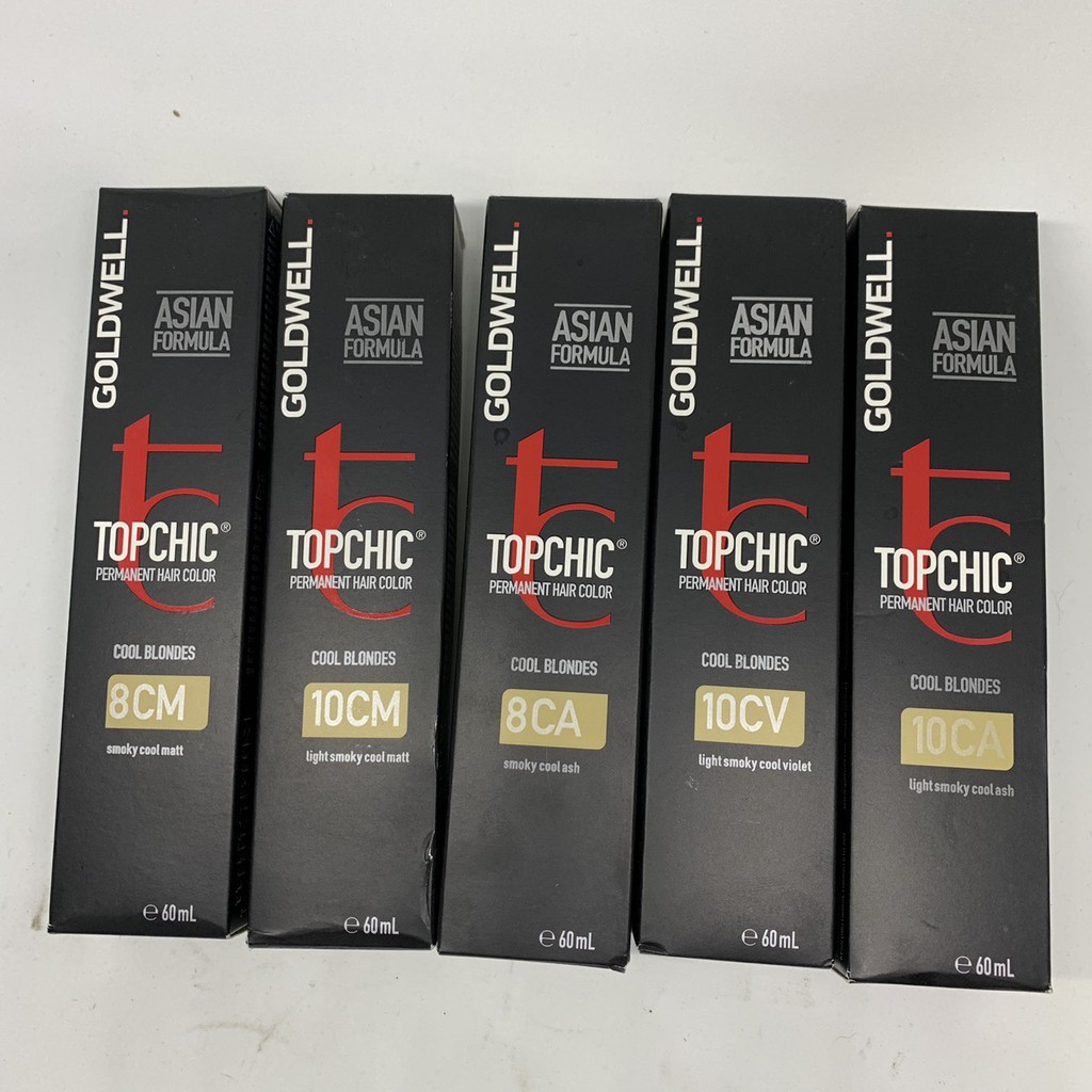 🇩🇪Goldwell🇩🇪 Màu nhuộm thời trang cao cấp Topchic Permanent Hair Color Goldwell 60ml