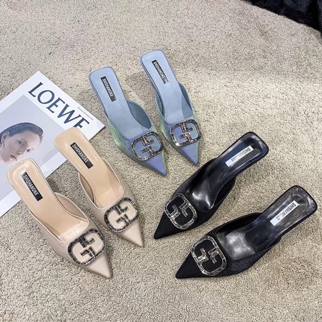 [SẴN MỘT SỐ SIZE] Giày mũi nhọn cao cấp tag chữ mã 408 [ẢNH THẬT SHOP CHỤP]