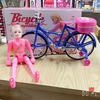 Búp bê xe đạp nhạc đèn