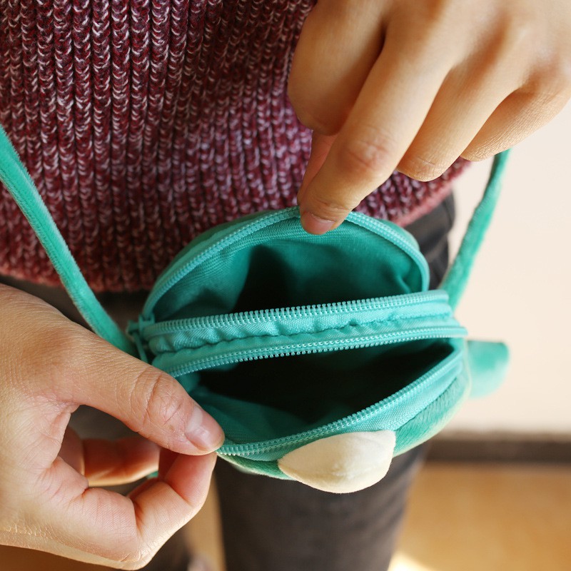 Túi Đeo Chéo Đựng Điện Thoại Họa Tiết Hoạt Hình Dễ Thương