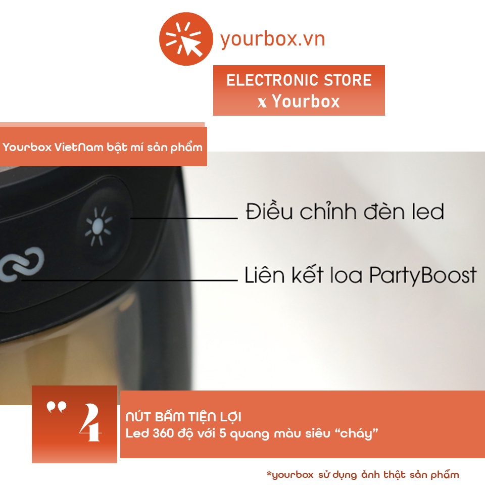 Loa Bluetooth Pulse 4 Full Led 360 độ âm thanh chuẩn bass căng đét hàng cao cấp – Yourbox.vn
