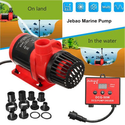 Máy bơm bể cá Jebao DCQ 5000 điện 36v chống giật, có bảng điều khiển