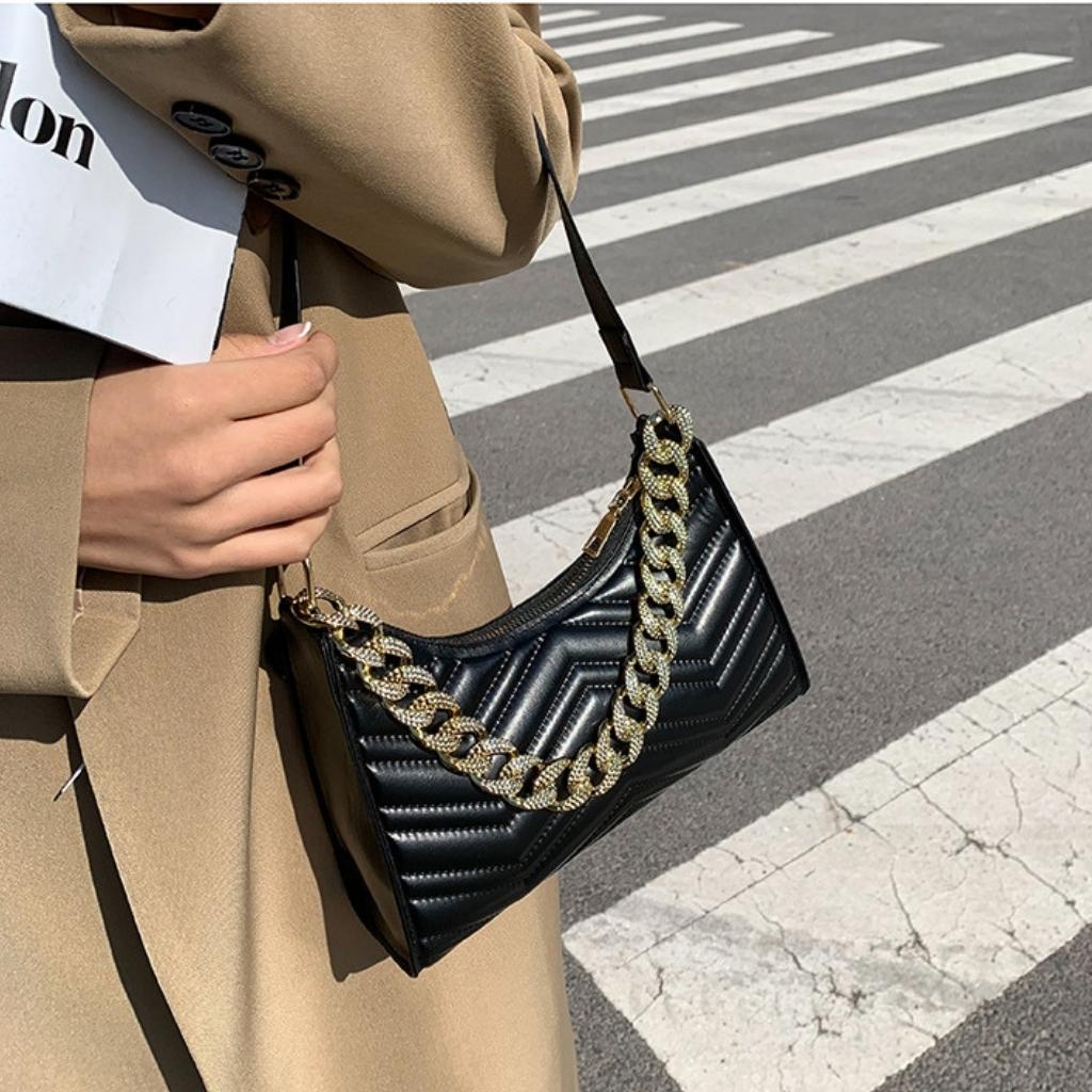 Túi Xách Nữ Đẹp Kẹp Nách Đeo Vai Dây Xích Quảng Châu Hara Túi Xách  HARA Túi Xách