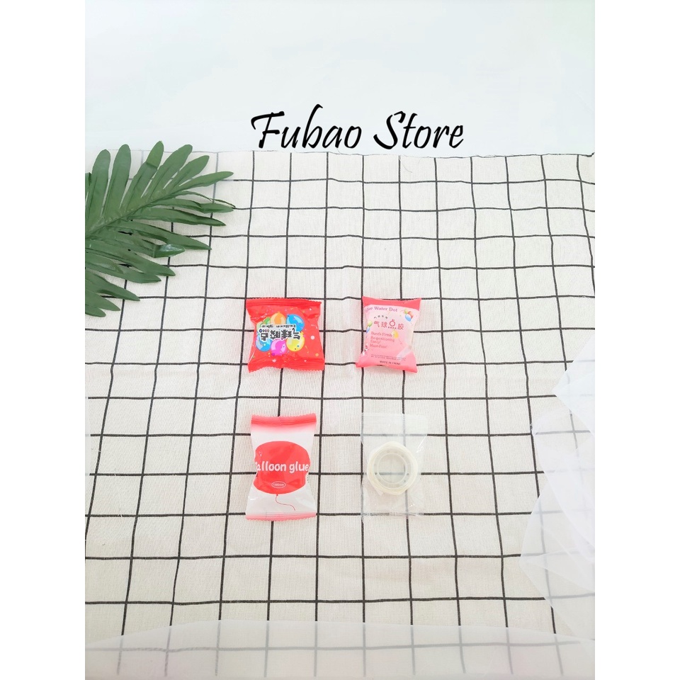 Cuộn băng keo dán bóng, dính bóng, trang trí sinh nhật Fubao Store
