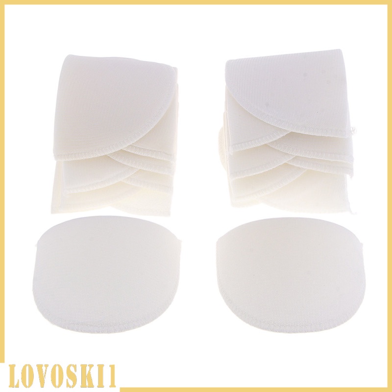 [LOVOSKI1]6 Pairs White Sponge Shoulder Pads for Women Men Unisex DIY