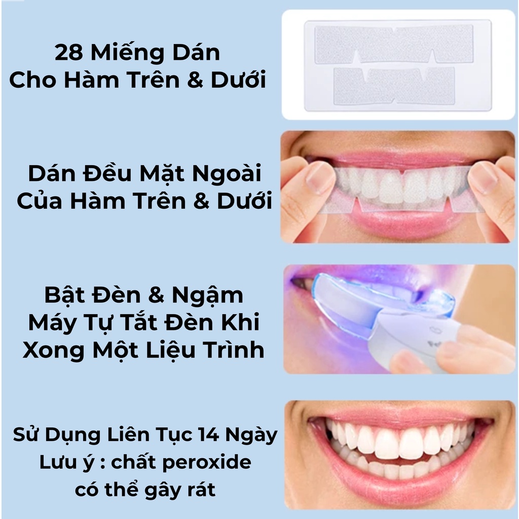 Máy làm trắng răng Fairywill FW 106, cho răng trắng bóng tự nhiên chỉ sau 14 lần sử dụng
