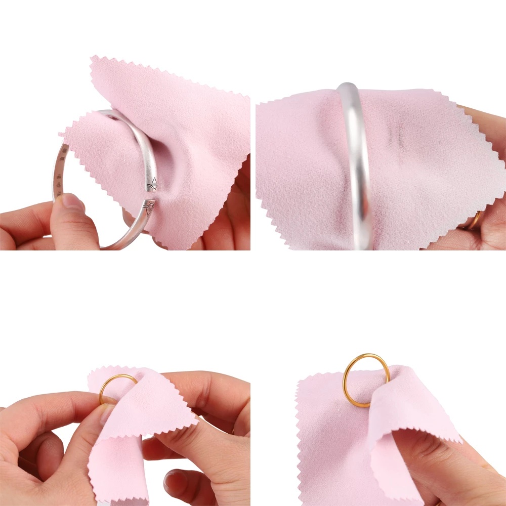 Bộ 10 Khăn Lau Đánh Bóng/ Đánh Bóng Kính/Kính Mắt/ Màn Hình Điện Thoại Bằng Sợi Micro Mềm Mại Tiện Dụng