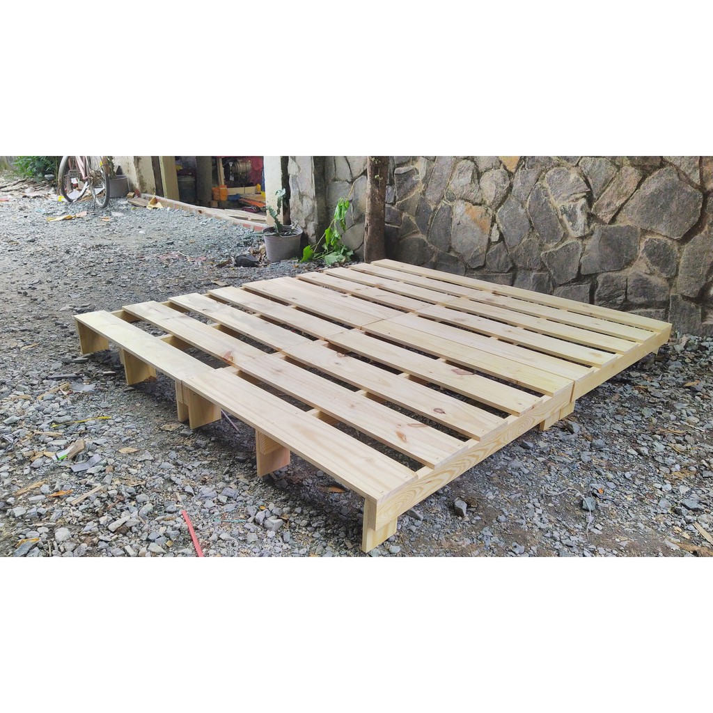 Giường PALLET gỗ mới 100% - 4 kích thước Homevuive | BigBuy360 - bigbuy360.vn