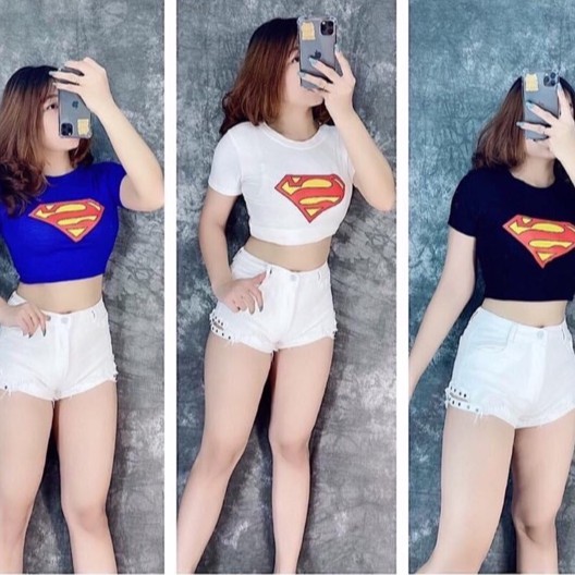 Áo Croptop nữ ❤️ Áo Croptop kiểu ôm body Tay ngắn và Tay Dài phong cách Ulzzang  - Ganja Store