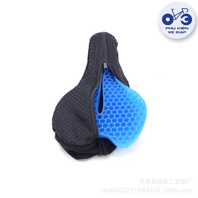 Đệm Lót Yên Xe Đạp Thiết Kế Tổ Ong Siêu Thoáng, Siêu Êm cao cấp