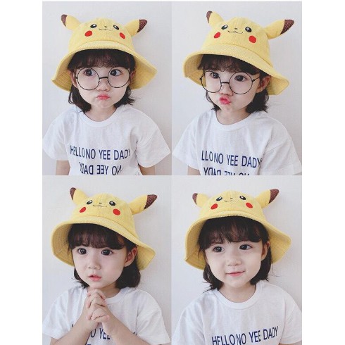 Mũ PIKACHU cho bé TRAI/GÁI hàng loại đẹp