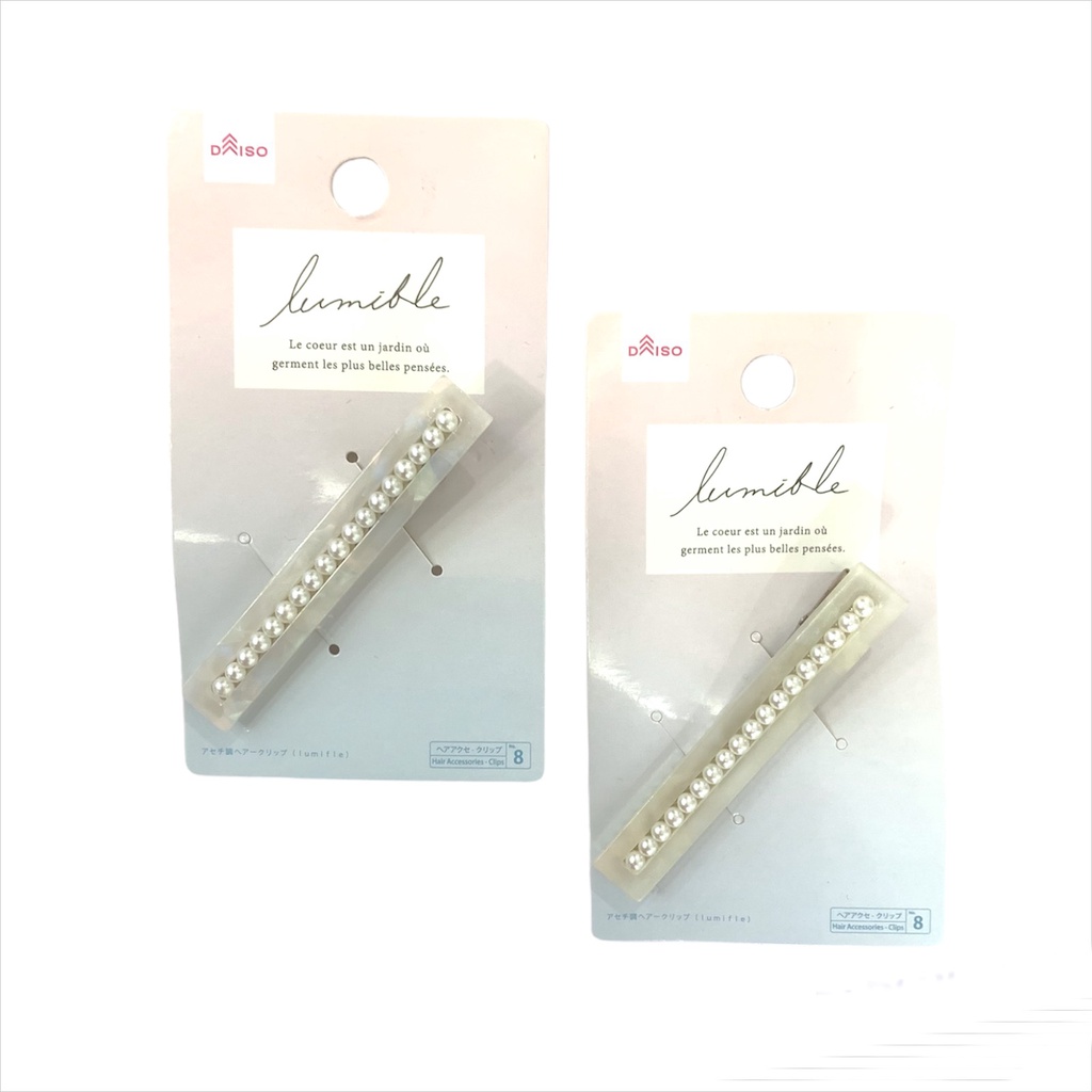 Daiso Kẹp tóc hình Lumible số 8