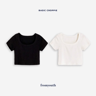 Áo croptop thun gân Fromyouth - Basic Croppie