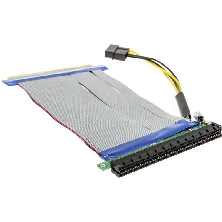 Cáp nối dài PCI-E x16 dài 20cm có cấp nguồn gắn cho card màn hình, card đồ hoạ