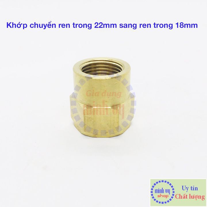 Khớp chuyển ren 22mm sang ren 18mm - phụ kiện máy rửa xe